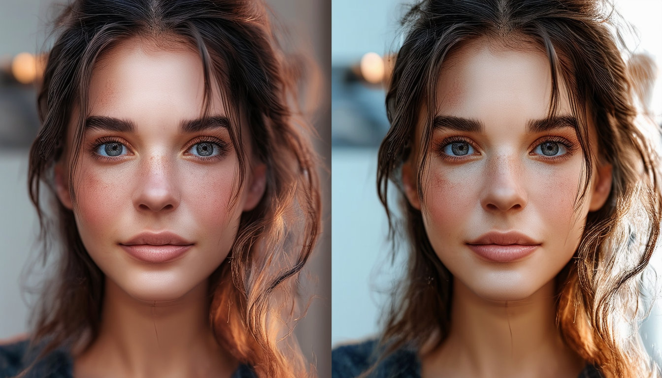 A digital artist using AI software to remove the b